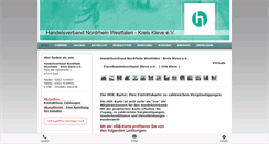Desktop Screenshot of ehv-kleve.de